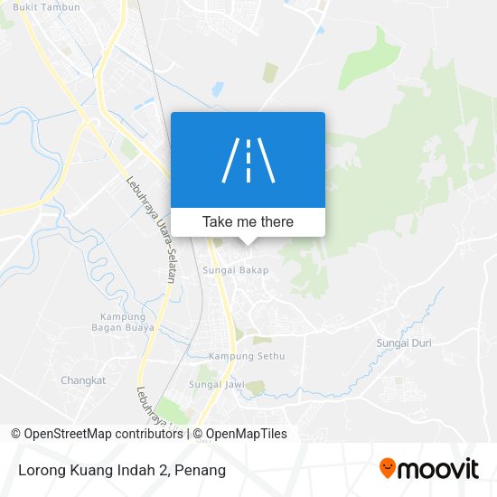 Peta Lorong Kuang Indah 2