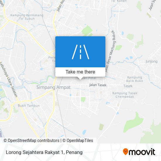 Peta Lorong Sejahtera Rakyat 1