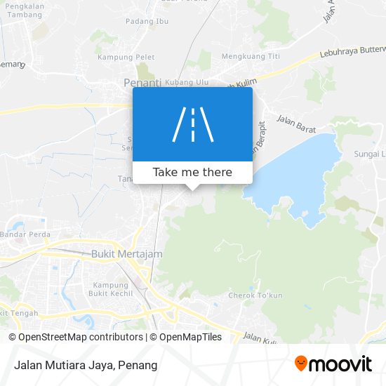 Peta Jalan Mutiara Jaya