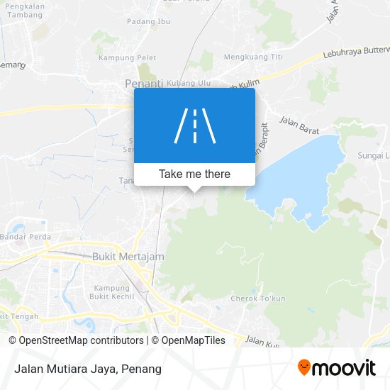 Peta Jalan Mutiara Jaya