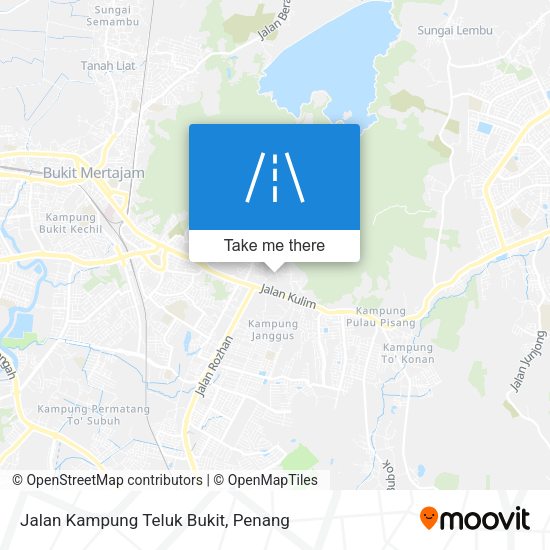 Peta Jalan Kampung Teluk Bukit