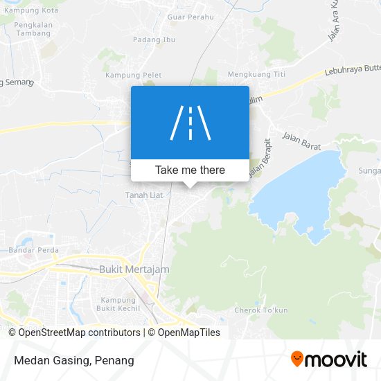 Medan Gasing map