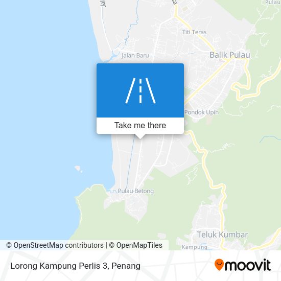 Peta Lorong Kampung Perlis 3
