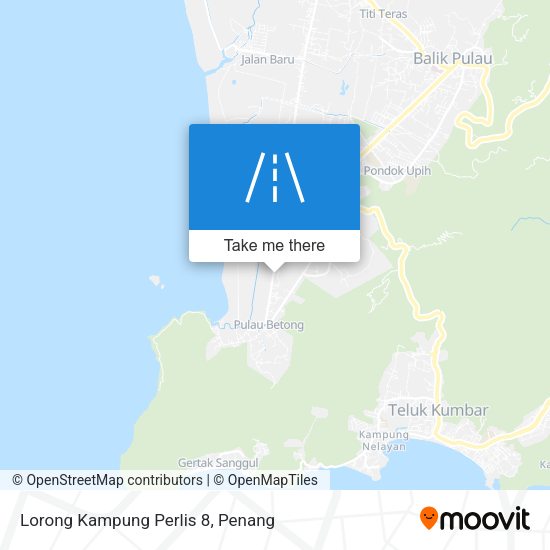 Peta Lorong Kampung Perlis 8