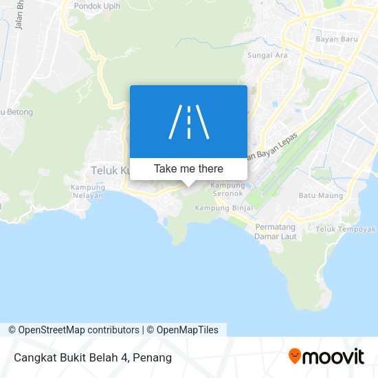 Cangkat Bukit Belah 4 map