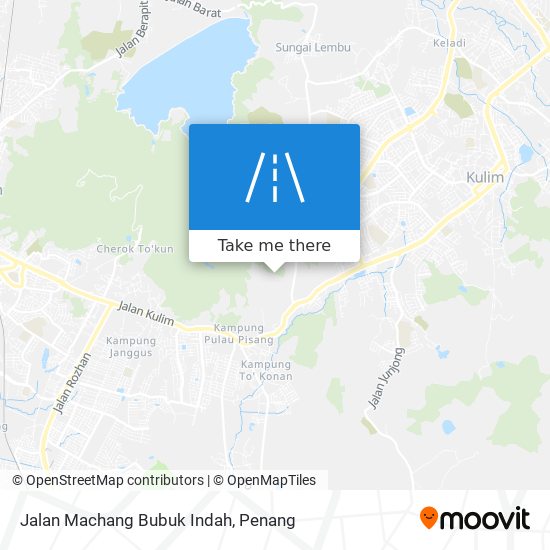 Peta Jalan Machang Bubuk Indah