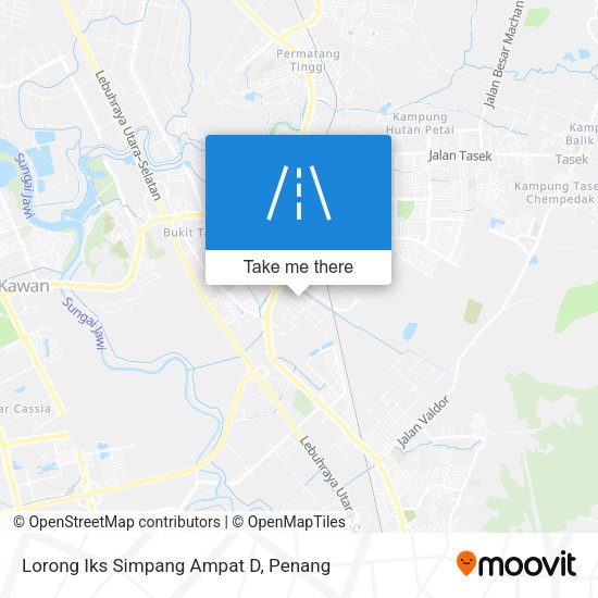 Lorong Iks Simpang Ampat D map