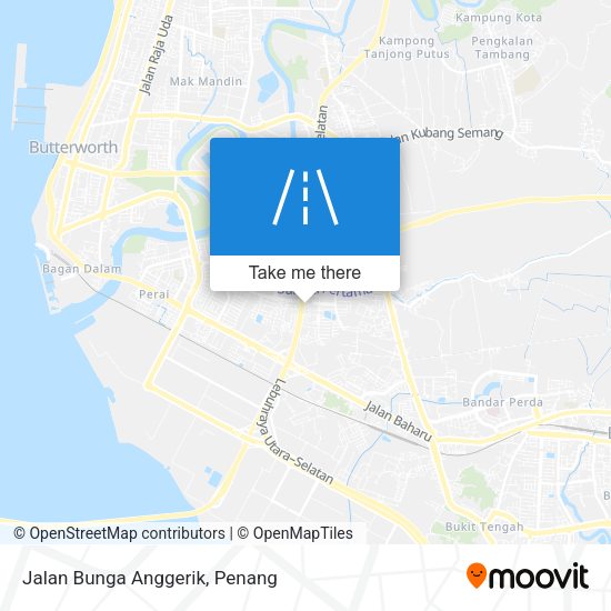 Peta Jalan Bunga Anggerik