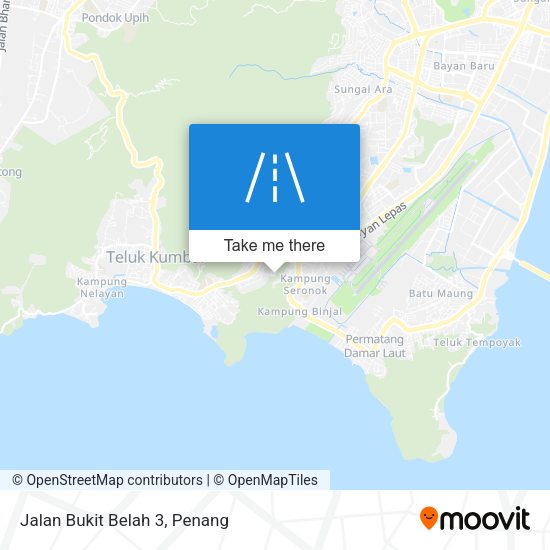 Peta Jalan Bukit Belah 3