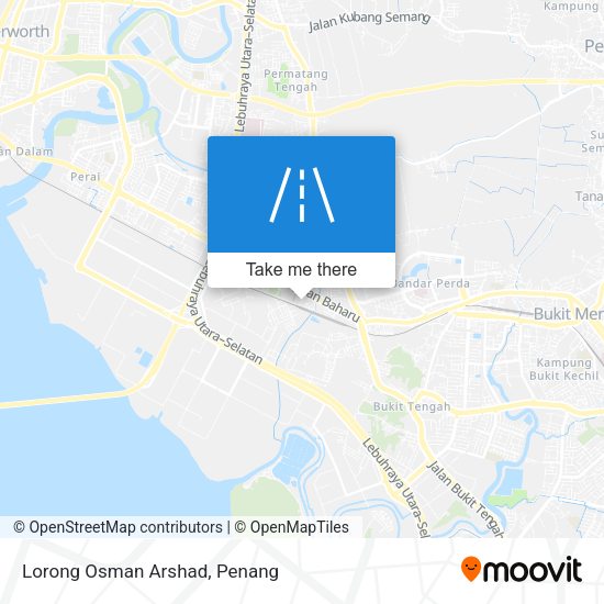 Peta Lorong Osman Arshad