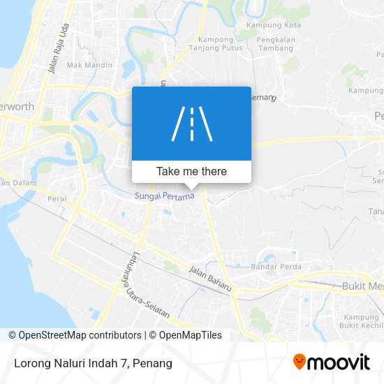 Peta Lorong Naluri Indah 7