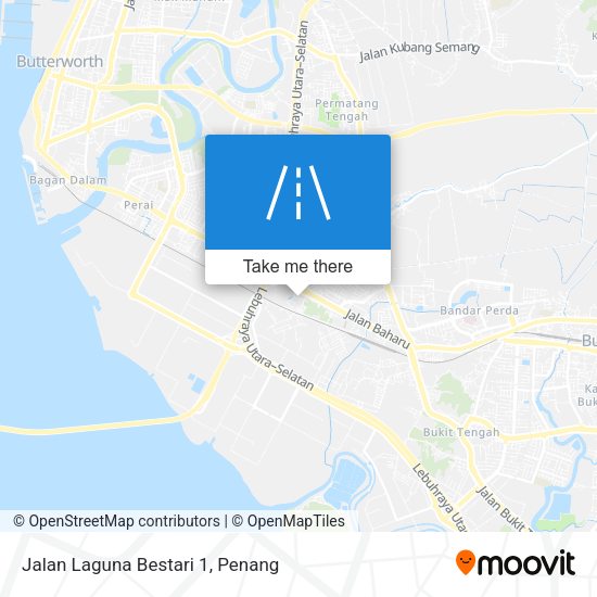 Peta Jalan Laguna Bestari 1