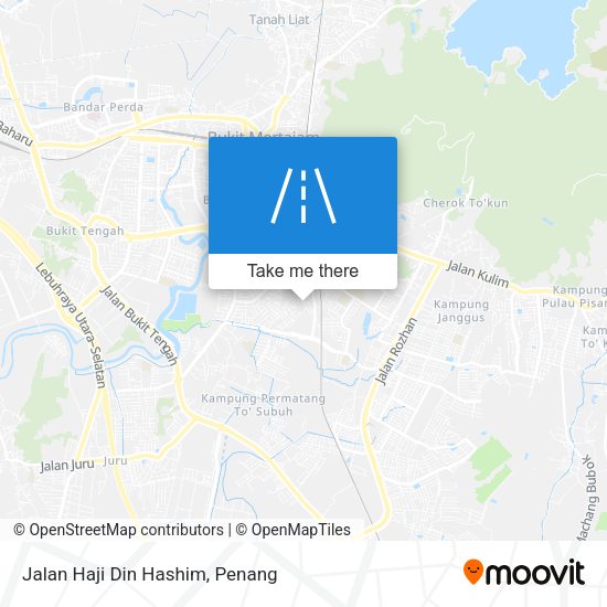 Jalan Haji Din Hashim map