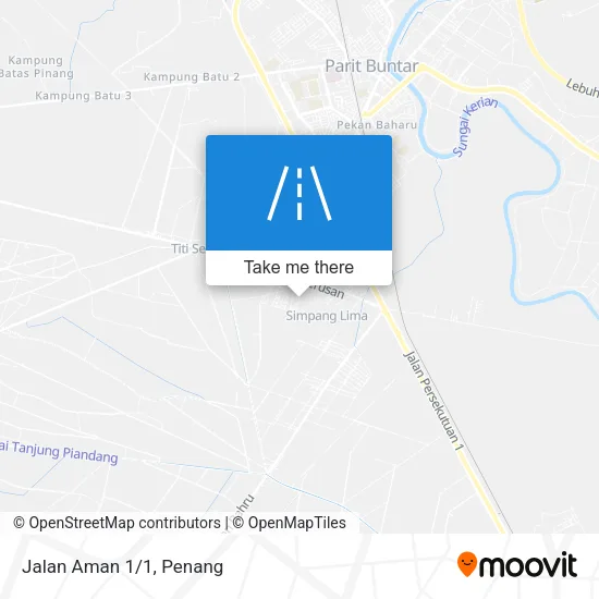 Jalan Aman 1/1 map