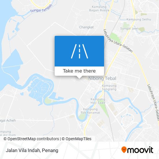 Jalan Vila Indah map