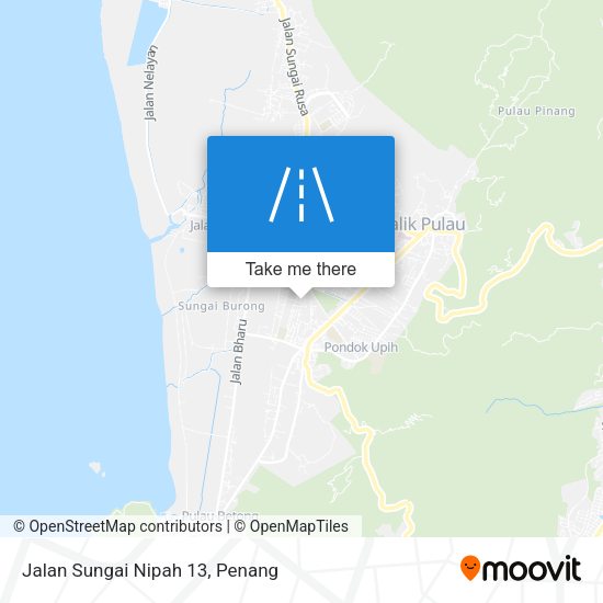 Jalan Sungai Nipah 13 map