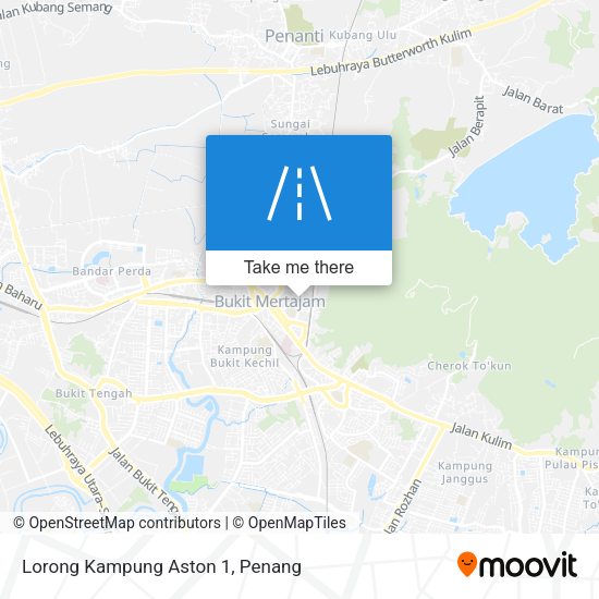 Lorong Kampung Aston 1 map