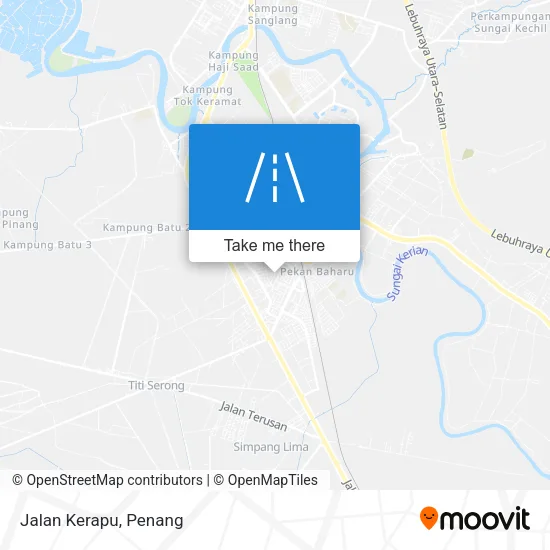 Jalan Kerapu map