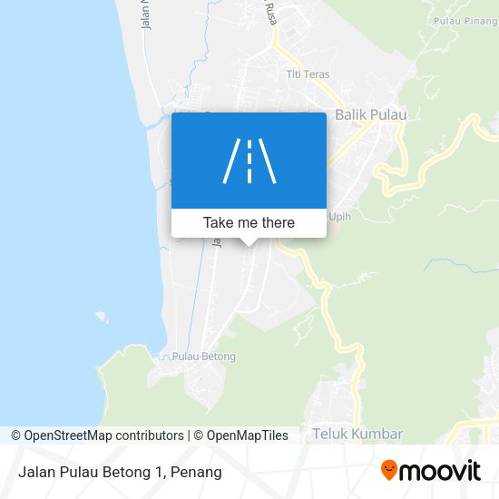 Jalan Pulau Betong 1 map