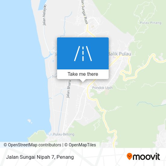 Peta Jalan Sungai Nipah 7
