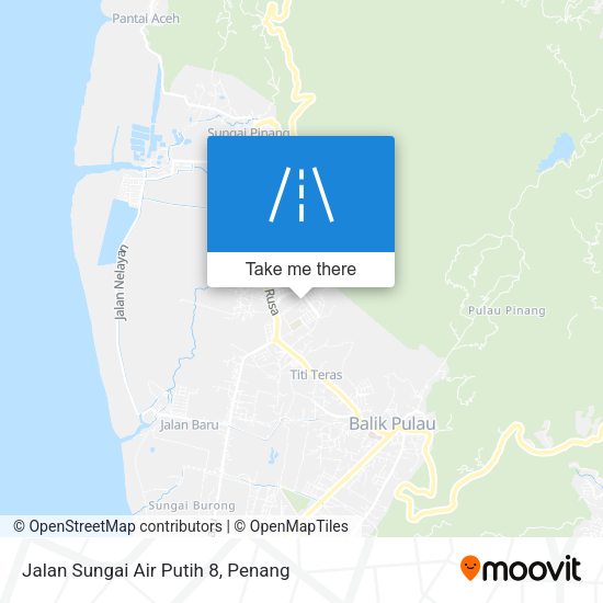 Jalan Sungai Air Putih 8 map
