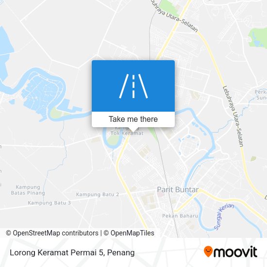 Lorong Keramat Permai 5 map