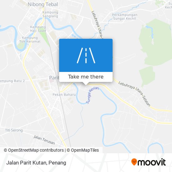 Peta Jalan Parit Kutan