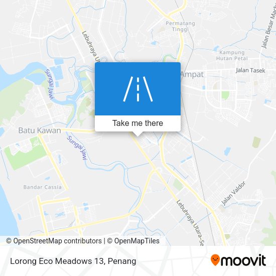 Lorong Eco Meadows 13 map