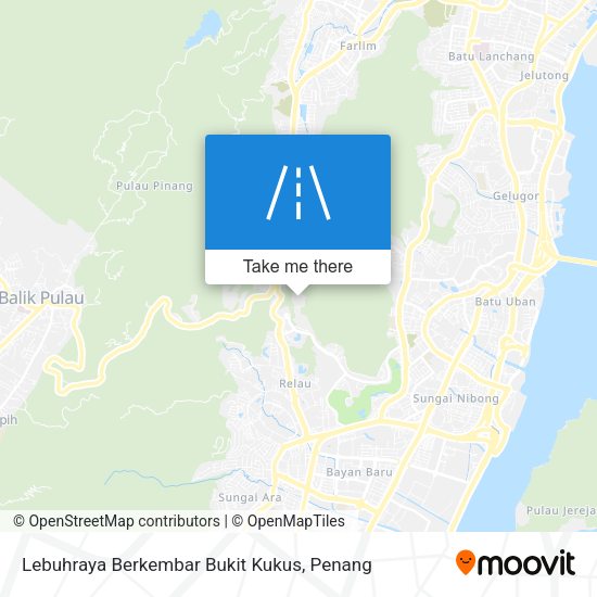 Peta Lebuhraya Berkembar Bukit Kukus