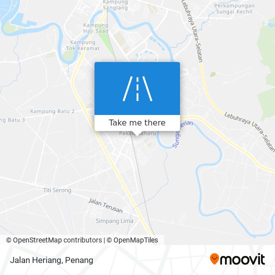 Peta Jalan Heriang