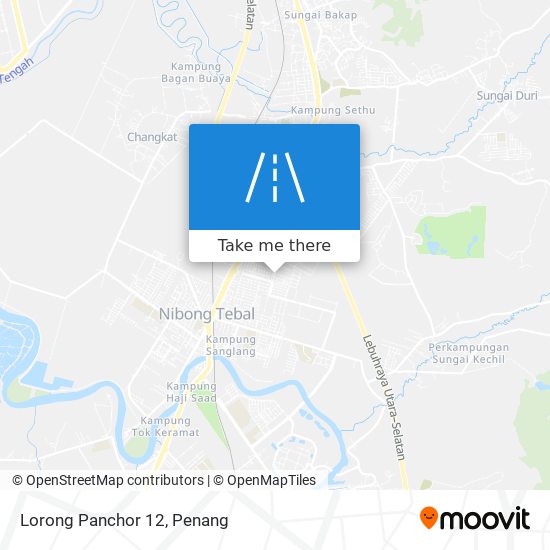 Lorong Panchor 12 map