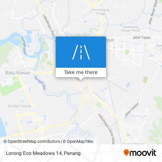 Lorong Eco Meadows 14 map