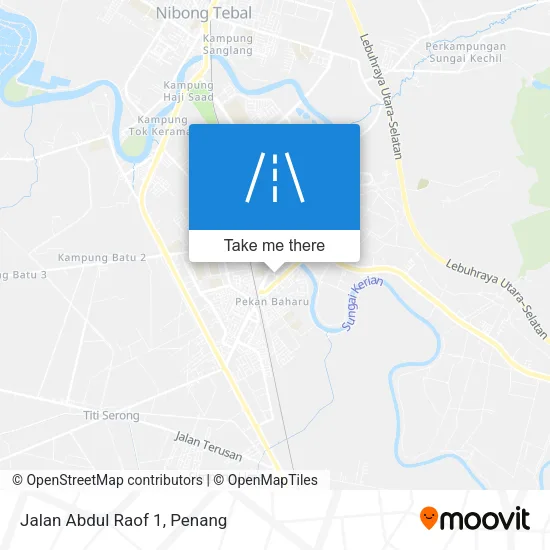 Jalan Abdul Raof 1 map