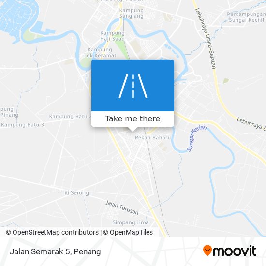 Jalan Semarak 5 map