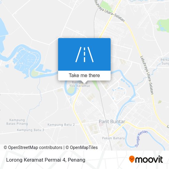 Lorong Keramat Permai 4 map