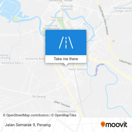Jalan Semarak 9 map