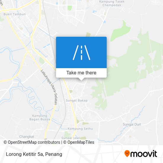 Lorong Ketitir 5a map