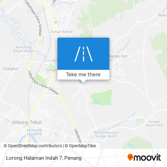 Lorong Halaman Indah 7 map