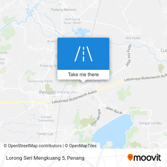 Peta Lorong Seri Mengkuang 5
