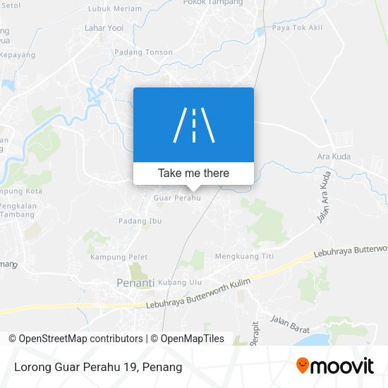 Peta Lorong Guar Perahu 19