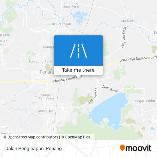 Jalan Penginapan map