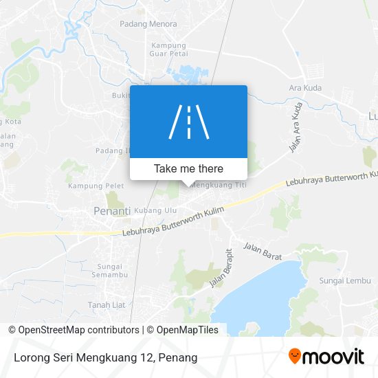 Peta Lorong Seri Mengkuang 12