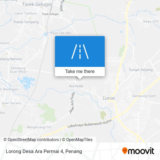 Peta Lorong Desa Ara Permai 4