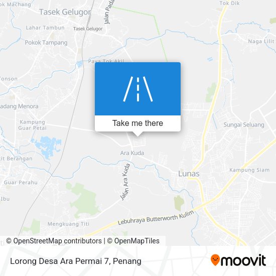Peta Lorong Desa Ara Permai 7