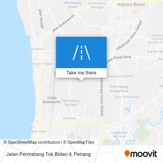 Peta Jalan Permatang Tok Bidan 4