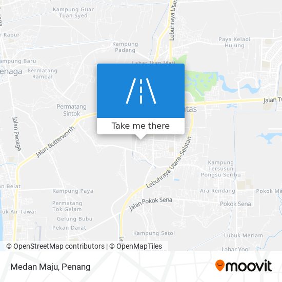 Medan Maju map