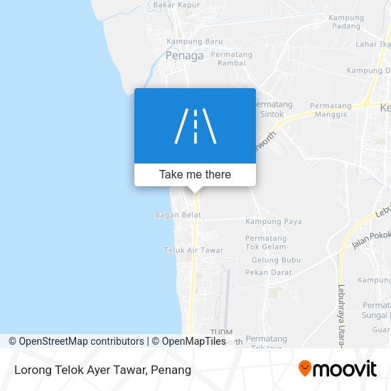 Peta Lorong Telok Ayer Tawar