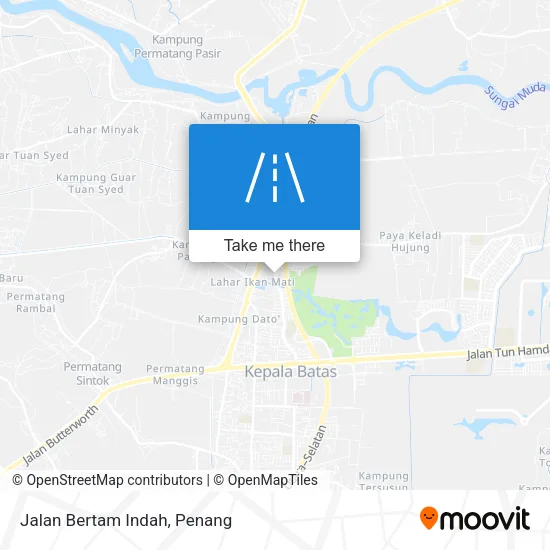 Jalan Bertam Indah map