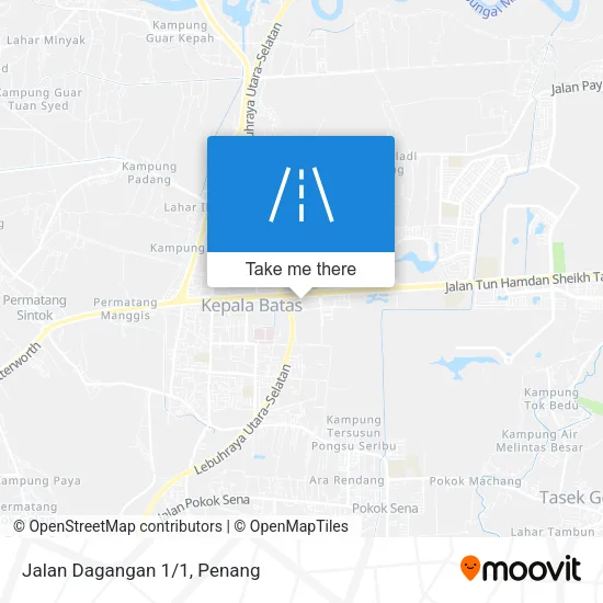 Jalan Dagangan 1/1 map
