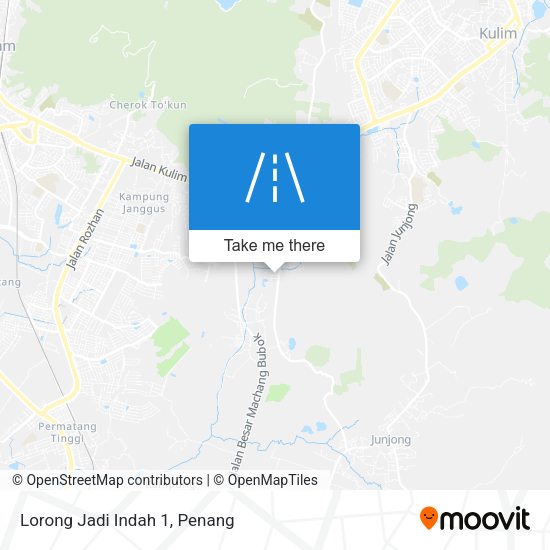 Peta Lorong Jadi Indah 1